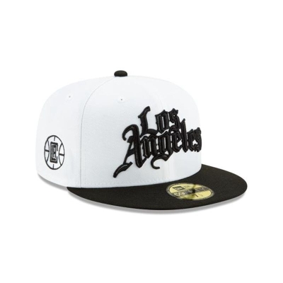 Los Angeles Clippers Gorra | New Era 2019 NBA Authentics City Series 59fifty Fitted Cap Mexico - Blancos